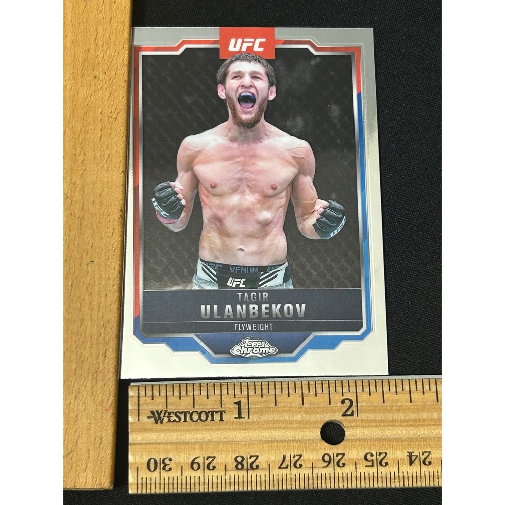 2022 Topps‎ Chrome UFC Tagir Ulanbekov Flyweight Rookie Card RC